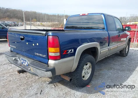 2002 Chevrolet Silverado 1500 Ls из США, поврежденный, VIN 2GCEK19T721135079